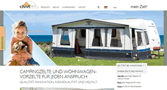 Desktop Screenshot of dwt-zelte.de
